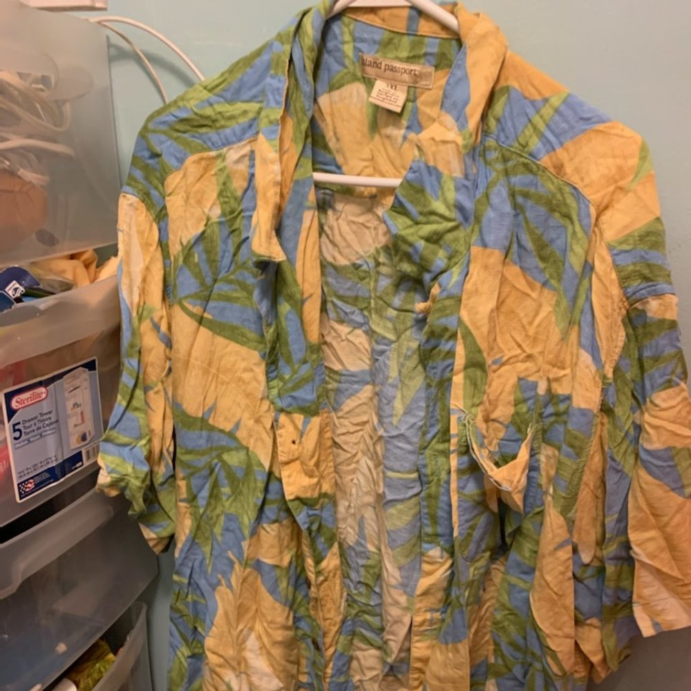 3XL Island Passport shirt